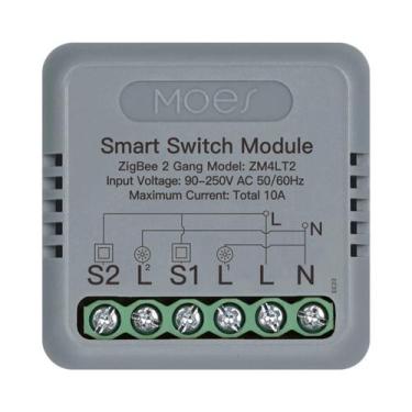 Imagem de Módulo Interruptor Mini Smart WiFi ZigBee 1-4 Canais DIY Com Temporiza