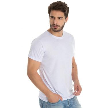 Imagem de Camiseta Masculina para Sublimação Básica Lisa 100% Poliéster-Masculino