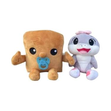 Imagem de Boneco De Pelúcia Tubarão Kawaii, Brinquedo De Pelúcia Macio E Fofo, E