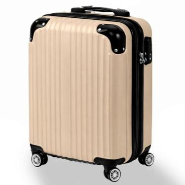 Imagem de Mala de Viagem Média London Estocasa 56x37x24 cm Rígida 360 Cadeado Ex