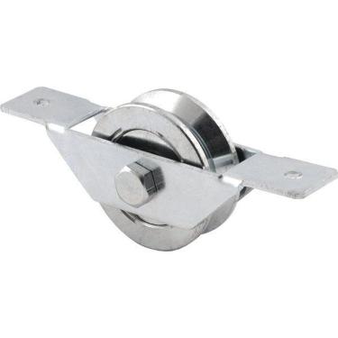 Imagem de Roldana Portão 2 Tipo V Em Aço Zincado Caixa Aberta Vonder