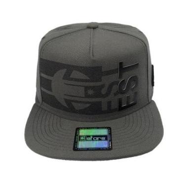 Imagem de Boné E-STARS Ilusion Aba Reta Chumbo-Masculino