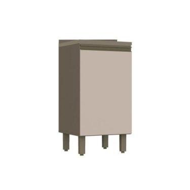 Imagem de Módulo Cozinha Henn Connect Balcão 1 Porta c/Tampo Duna/Cristal