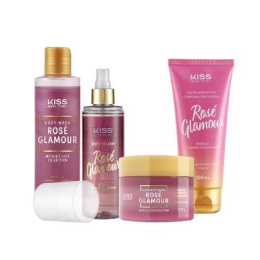 Imagem de Kit Banho Premium Rosé Glamour - Kiss New York