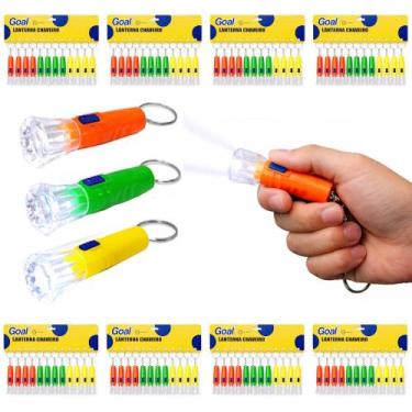 Imagem de Kit 120 Lanternas LED Chaveiro Brinquedo Festa Infantil Lembrancinha p