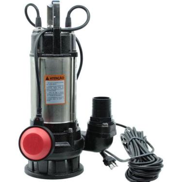 Imagem de Bomba Submersa Limpa Fossa Aço Inox 1HP 750W Worker, 110V