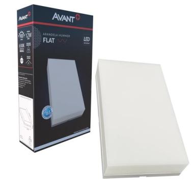 Imagem de Kit 5 Arandela Parede Externa Flat 12W Branco Frio 6500K IP65 - Avant,