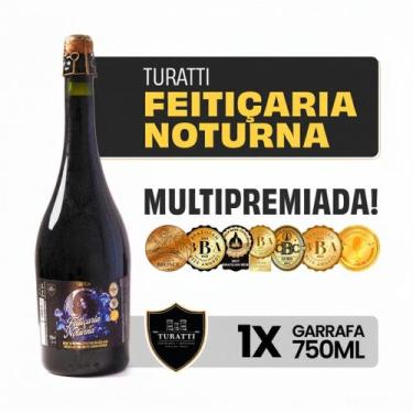 Imagem de Cerveja Artesanal Feitiçaria Noturna Turatti Stout Dark Strong Ale 750