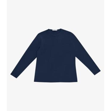 Imagem de Blusa Térmica Feminina Plus Size Secret Glam Azul, Plus G2, Azul