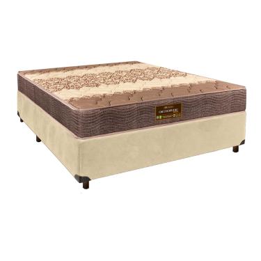 Imagem de Conjunto Cama Box Casal + Colchão Ortophedic Sankonfort