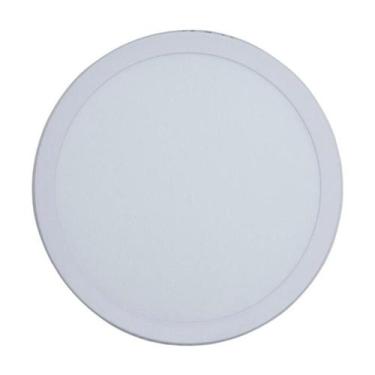 Imagem de Plafon Modaza Alumínio de Sobrepor Redondo, 18W, Branco