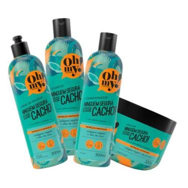 Imagem de Kit Ninguém Segura Esse Cacho Oh My! 4 Produtos Liberado Low