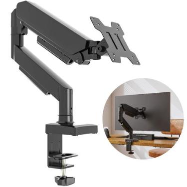 Imagem de Suporte Articulado De Mesa Para Monitores De 10 A 32 Giant Preto Com P