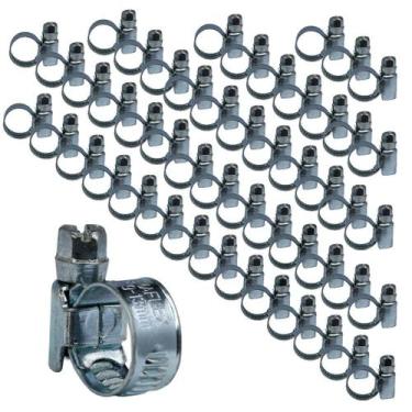 Imagem de KIT 50 Abraçadeira 9X13mm aço zincado mangueira de jardim - Acrel