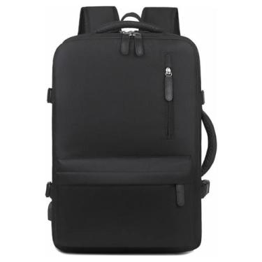 Imagem de Mochila Impermeável Expansível Notebook Viagem Executiva Escolar Refor