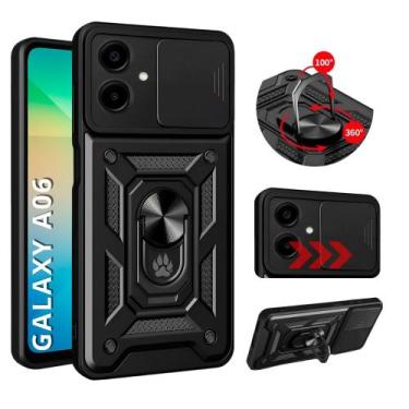 Imagem de Capa Capinha Armor Militar Galaxy A06 Anti Impacto Proteção Câmera Ane