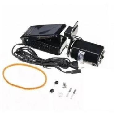 Imagem de Motor Máquina Doméstico+kit,Completo 110/220 - Fox, Preto, 110V