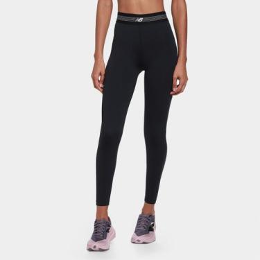 Imagem de Calça Legging New Balance Ac 25 Feminina, Preto, M