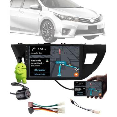 Imagem de Multimídia 10" Polegadas Toyota Corolla 2014 até 2017 Android Wi-fi + 
