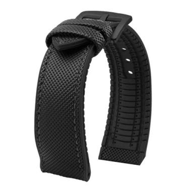 Imagem de Pulseira de relógio Strapseeker Theo Hybrid Nylon e FKM Rubber