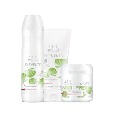 Imagem de Wella Professionals Elements Ativos Naturais Kit 3 Produtos