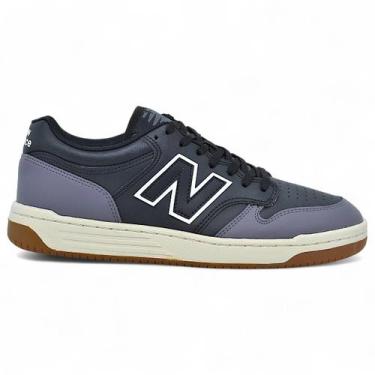 Imagem de Tenis New Balance Masculino 480 Nb Low Casual, Preto, 38