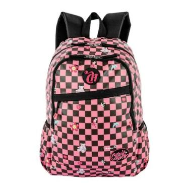Imagem de Mochila Escolar Juveni G 2C Capricho Pop Cosmic - Sestini, Rosa