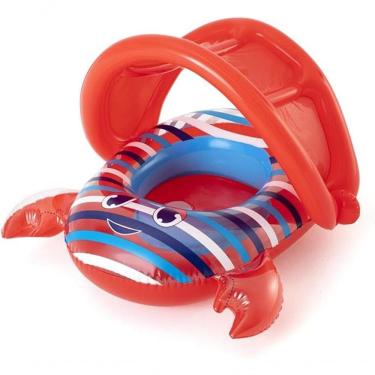 Imagem de Bote Infantil Inflável Caranguejo Vermelho para Crianças de 6 a 18 Meses em PVC Bestway