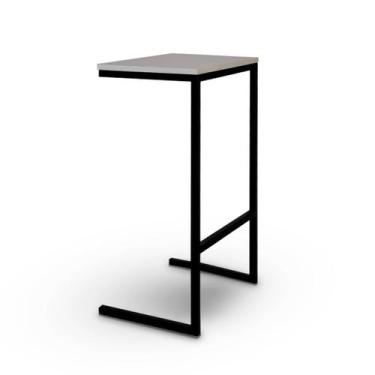 Imagem de Mesa lateral de apoio sofá - BOLÃO SHOPPING, CINZA