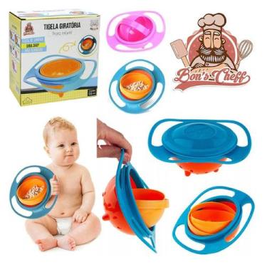 Imagem de Pratinho Mágico Giratorio 360º Infantil/Bebês - Bons Cheff