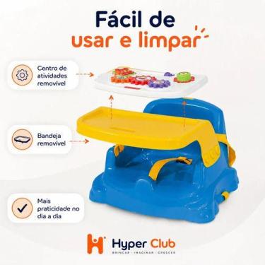 Imagem de Cadeira Didática 2 em 1 infantil cadeirinha de alimentação infantil co