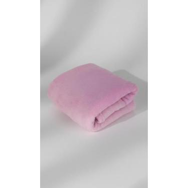 Imagem de Manta Solteiro Microfibra 140x220cm Rosa Bebê Anti-Alérgica - Congratu