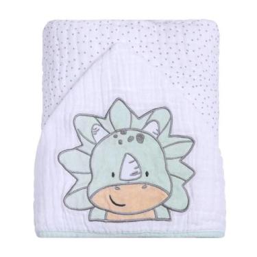 Imagem de TOALHA PAPI FRIENDS 3 CAMADAS DE TECIDO SOFT INFANTIL BEBÊ C/ CAPUZ DE