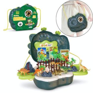 Imagem de Brinquedo Maleta Dinossauro Criativo Completo 28 Peças - Zein