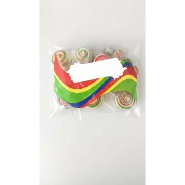 Imagem de Pirulitos Coloridos Tutti Frutti 50 Unidades - Congratulations Store