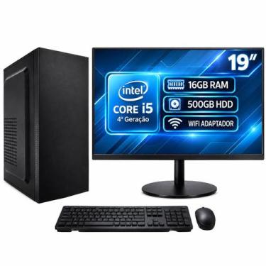 Imagem de Computador Completo Intel Core i5 De 4ª Geração 16gb Ram Ddr3 HDD 500G