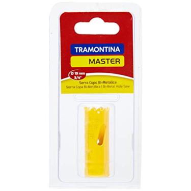Imagem de Tramontina 42620019, Serra Copo Bi Metálica 19Mm 3/4, Dentes Aço Rápido HSS, Pintura Eletrostática, Rosca 1/2'', Amarelo