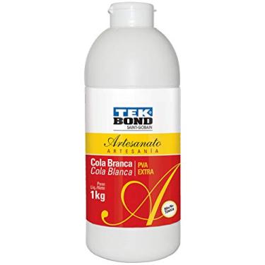 Imagem de Tekbond Cola Branca PVA Extra Artesanato 1 Kg , unidade