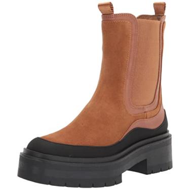 Imagem de Sam Edelman Bota feminina Lulia Chelsea, Camelo/New Whiskey, 5.5