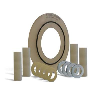 Imagem de Kit de isolamento de flange de forro nº 150 de 25,4 cm, completo com junta G10 com óleo de teflon, arruelas duplas G10/ZPS, mangas G10