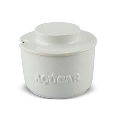 Imagem de Ceraflame Açucareiro de Cerâmica de Cerâmica, 350g Branco,