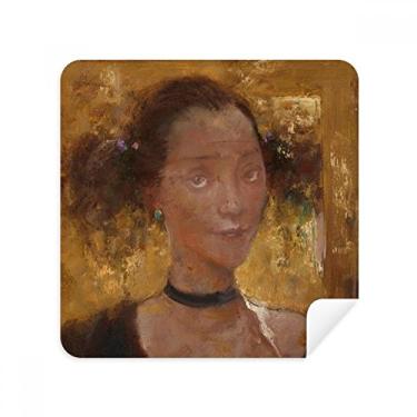 Imagem de Girl Portraits XJJ Óculos para pintura a óleo de tecido de camurça para limpeza de tela