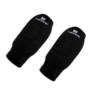 Imagem de 1 Par de MMA Karatê Braço Suporte Manga Almofada Grossa, Preto, S.