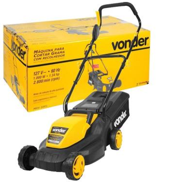 Imagem de Cortador de Grama Elétrico Com Recolhedor Vonder MGV 1001 1000W 110V 