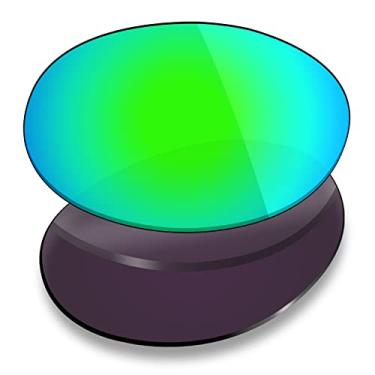 Imagem de Mryok Lentes de substituição polarizadas para Oakley Eye Jacket Redux OO9438 - Verde esmeralda