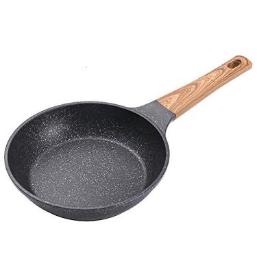 Imagem de Frigideira Combinada de Aço Inoxidável de Liga de Alumínio de Três Camadas, Frigideira Antiaderente (28 cm)