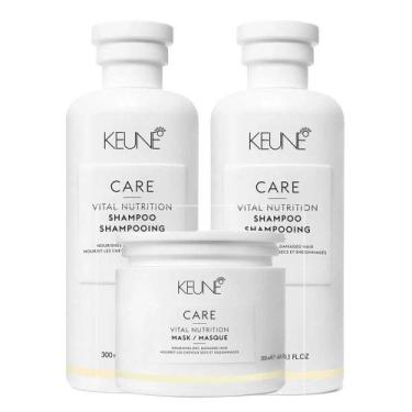 Imagem de Keune Vital Nutrition Kit  Shampoo + Condicionador + Máscara