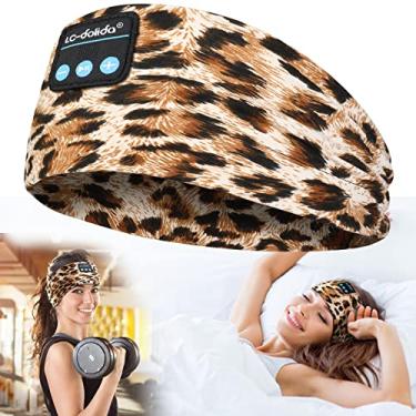 Imagem de LC-dolida Fones de ouvido para dormir Bluetooth, fones de ouvido para dormir com alto-falantes estéreo HD finos perfeitos para pessoas que dormem de lado, esportes, ioga, viagens, melhores ideias de