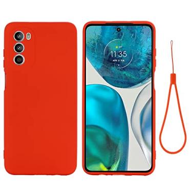 Imagem de YUNCHAO Caixa de telefone Para Motorola Moto G52 4G/G82 Caixa de telefone de choque de silicone líquido de cor pura de cor líquida capa para celular