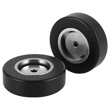 Imagem de Pneu de deriva RC, pneu RC para D12 metal RC Drift pneu liga de alumínio 2 parafusos 2 cores de pneus para caminhão RC (prata)